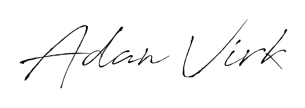 Generate high-definition signature styles for Adan Virk. The Antro_Vectra typeface ensures crisp legibility and sophisticated design. Adan Virk signature style 6 images and pictures png