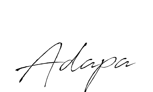 You should practise on your own different ways (Antro_Vectra) to write your name (Adapa) in signature. don't let someone else do it for you. Adapa signature style 6 images and pictures png