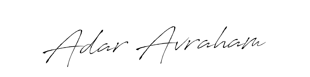 How to make Adar Avraham name signature. Use Antro_Vectra style for creating short signs online. This is the latest handwritten sign. Adar Avraham signature style 6 images and pictures png