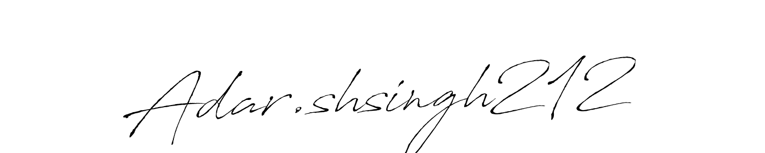 Use a signature maker to create a handwritten signature online. With this signature software, you can design (Antro_Vectra) your own signature for name Adar.shsingh212. Adar.shsingh212 signature style 6 images and pictures png