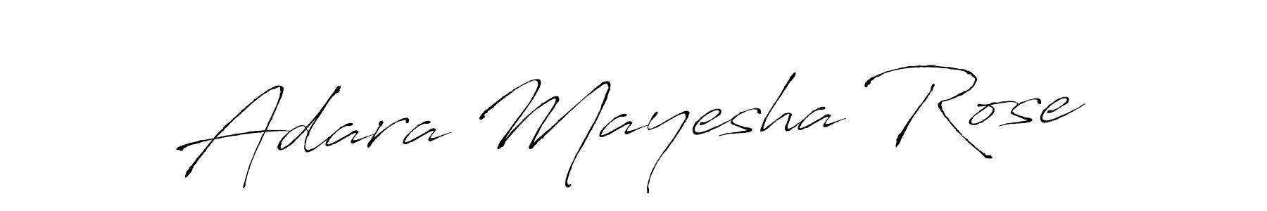 This is the best signature style for the Adara Mayesha Rose name. Also you like these signature font (Antro_Vectra). Mix name signature. Adara Mayesha Rose signature style 6 images and pictures png