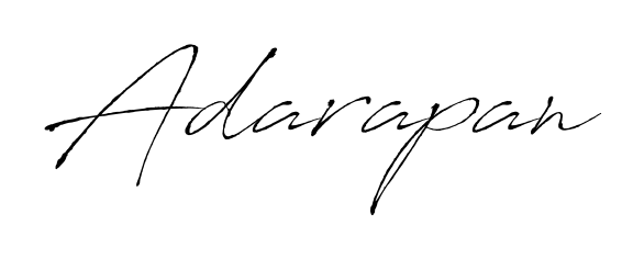 An effortless, minimalist signature concept for Adarapan using Antro_Vectra design. Clean lines that look great on any document. Adarapan signature style 6 images and pictures png
