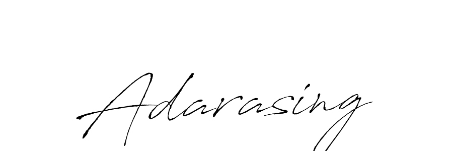 Use a signature maker to create a handwritten signature online. With this signature software, you can design (Antro_Vectra) your own signature for name Adarasing. Adarasing signature style 6 images and pictures png