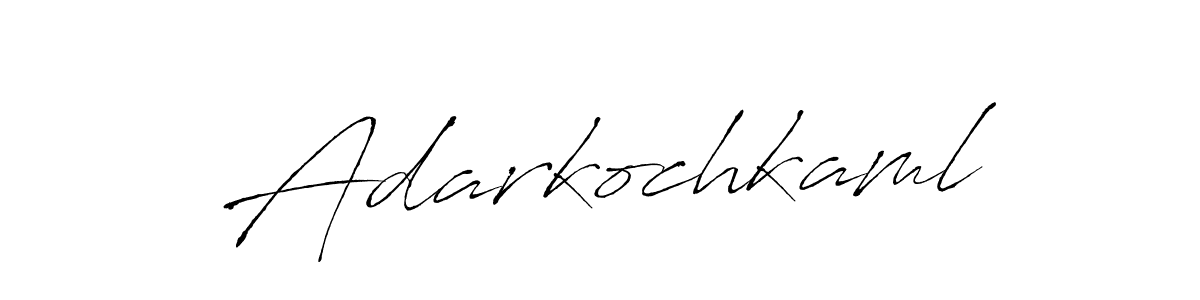 Adarkochkaml stylish signature style. Best Handwritten Sign (Antro_Vectra) for my name. Handwritten Signature Collection Ideas for my name Adarkochkaml. Adarkochkaml signature style 6 images and pictures png