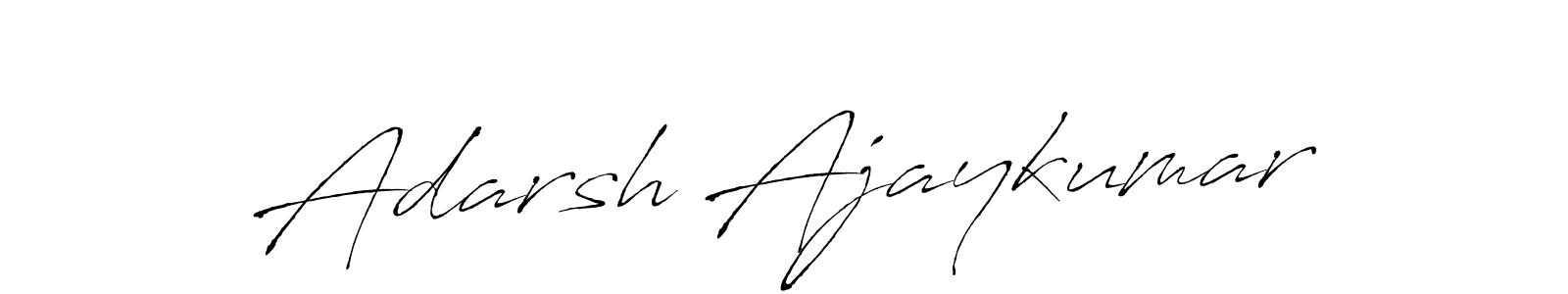 Make a short Adarsh Ajaykumar signature style. Manage your documents anywhere anytime using Antro_Vectra. Create and add eSignatures, submit forms, share and send files easily. Adarsh Ajaykumar signature style 6 images and pictures png