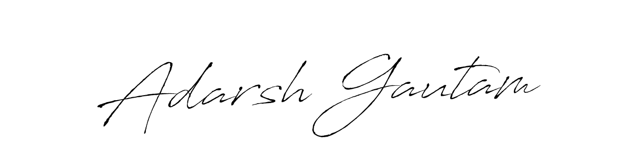 Adarsh Gautam stylish signature style. Best Handwritten Sign (Antro_Vectra) for my name. Handwritten Signature Collection Ideas for my name Adarsh Gautam. Adarsh Gautam signature style 6 images and pictures png