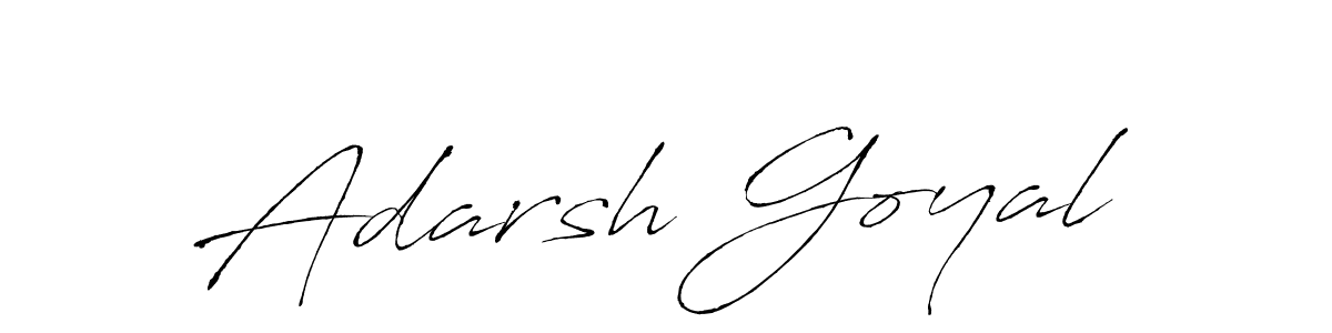 Similarly Antro_Vectra is the best handwritten signature design. Signature creator online .You can use it as an online autograph creator for name Adarsh Goyal. Adarsh Goyal signature style 6 images and pictures png