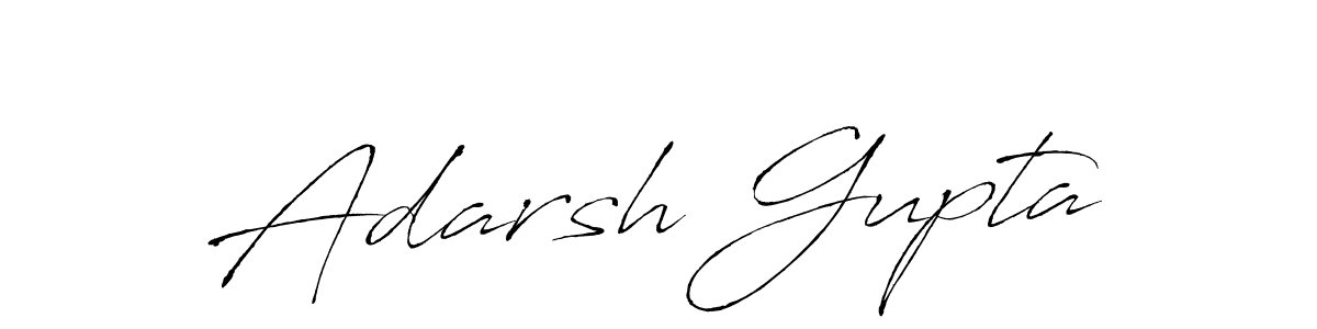 It looks lik you need a new signature style for name Adarsh Gupta. Design unique handwritten (Antro_Vectra) signature with our free signature maker in just a few clicks. Adarsh Gupta signature style 6 images and pictures png