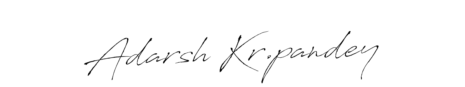 The best way (Antro_Vectra) to make a short signature is to pick only two or three words in your name. The name Adarsh Kr.pandey include a total of six letters. For converting this name. Adarsh Kr.pandey signature style 6 images and pictures png