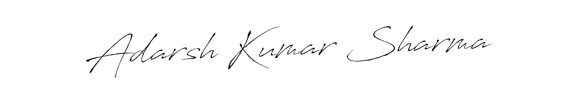 Design your own signature with our free online signature maker. With this signature software, you can create a handwritten (Antro_Vectra) signature for name Adarsh Kumar Sharma. Adarsh Kumar Sharma signature style 6 images and pictures png