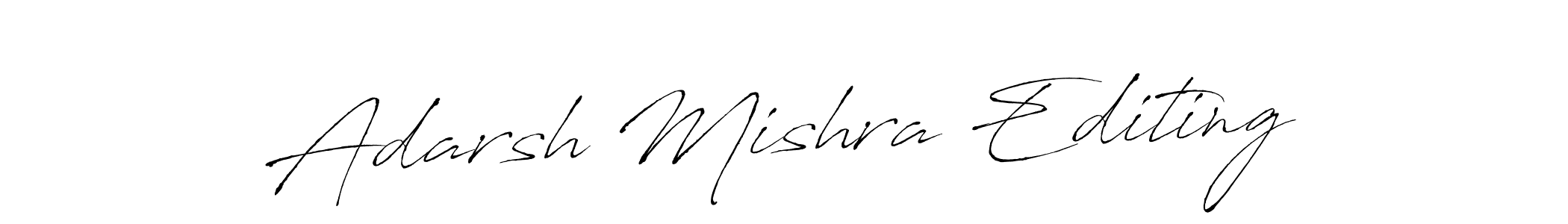 Antro_Vectra is a professional signature style that is perfect for those who want to add a touch of class to their signature. It is also a great choice for those who want to make their signature more unique. Get Adarsh Mishra Editing name to fancy signature for free. Adarsh Mishra Editing signature style 6 images and pictures png