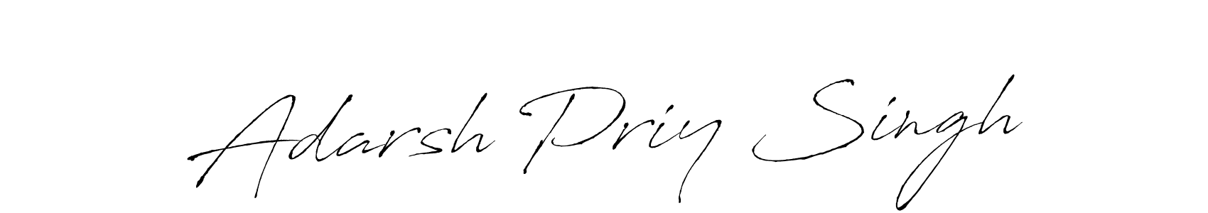 It looks lik you need a new signature style for name Adarsh Priy Singh. Design unique handwritten (Antro_Vectra) signature with our free signature maker in just a few clicks. Adarsh Priy Singh signature style 6 images and pictures png