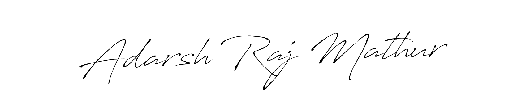 The best way (Antro_Vectra) to make a short signature is to pick only two or three words in your name. The name Adarsh Raj Mathur include a total of six letters. For converting this name. Adarsh Raj Mathur signature style 6 images and pictures png
