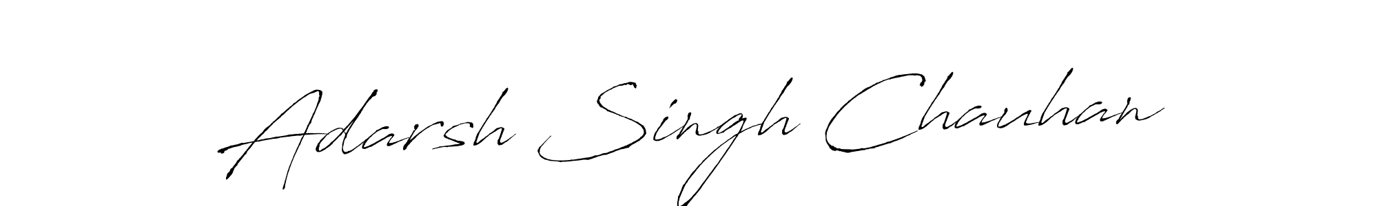 Adarsh Singh Chauhan stylish signature style. Best Handwritten Sign (Antro_Vectra) for my name. Handwritten Signature Collection Ideas for my name Adarsh Singh Chauhan. Adarsh Singh Chauhan signature style 6 images and pictures png