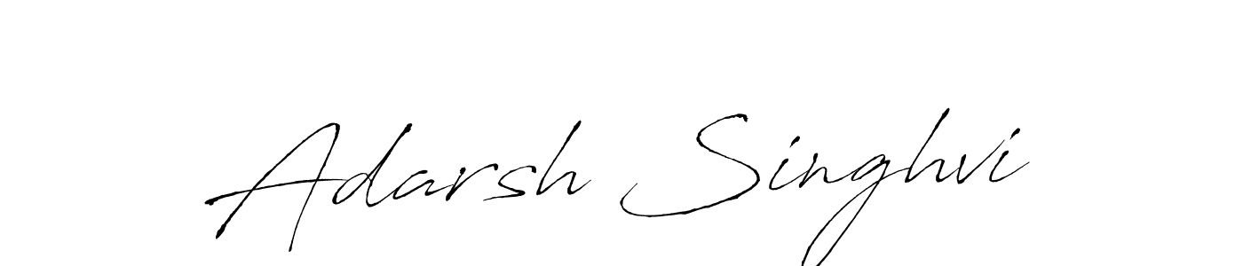 You should practise on your own different ways (Antro_Vectra) to write your name (Adarsh Singhvi) in signature. don't let someone else do it for you. Adarsh Singhvi signature style 6 images and pictures png