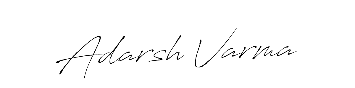 Similarly Antro_Vectra is the best handwritten signature design. Signature creator online .You can use it as an online autograph creator for name Adarsh Varma. Adarsh Varma signature style 6 images and pictures png