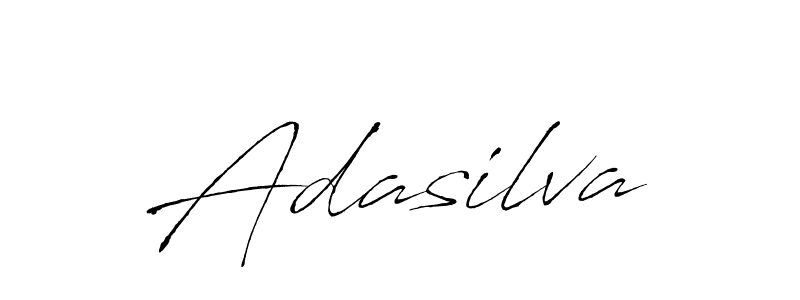 Design your own signature with our free online signature maker. With this signature software, you can create a handwritten (Antro_Vectra) signature for name Adasilva. Adasilva signature style 6 images and pictures png