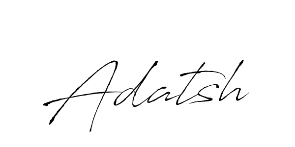 You should practise on your own different ways (Antro_Vectra) to write your name (Adatsh) in signature. don't let someone else do it for you. Adatsh signature style 6 images and pictures png