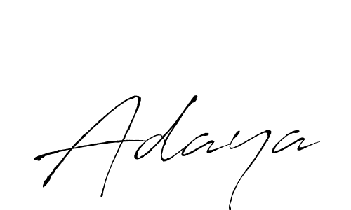 Adaya stylish signature style. Best Handwritten Sign (Antro_Vectra) for my name. Handwritten Signature Collection Ideas for my name Adaya. Adaya signature style 6 images and pictures png