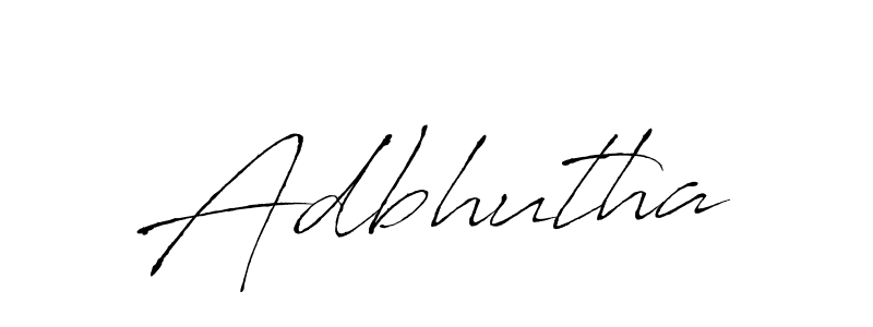 How to Draw Adbhutha signature style? Antro_Vectra is a latest design signature styles for name Adbhutha. Adbhutha signature style 6 images and pictures png