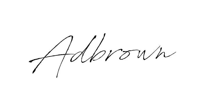 Use a signature maker to create a handwritten signature online. With this signature software, you can design (Antro_Vectra) your own signature for name Adbrown. Adbrown signature style 6 images and pictures png