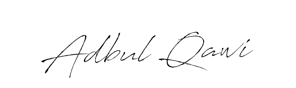 Use a signature maker to create a handwritten signature online. With this signature software, you can design (Antro_Vectra) your own signature for name Adbul Qawi. Adbul Qawi signature style 6 images and pictures png