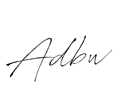 Adbw stylish signature style. Best Handwritten Sign (Antro_Vectra) for my name. Handwritten Signature Collection Ideas for my name Adbw. Adbw signature style 6 images and pictures png