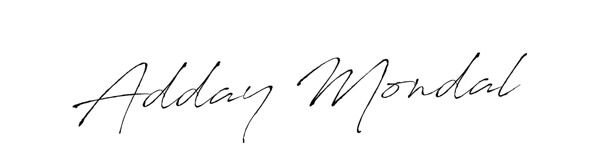 Use a signature maker to create a handwritten signature online. With this signature software, you can design (Antro_Vectra) your own signature for name Adday Mondal. Adday Mondal signature style 6 images and pictures png