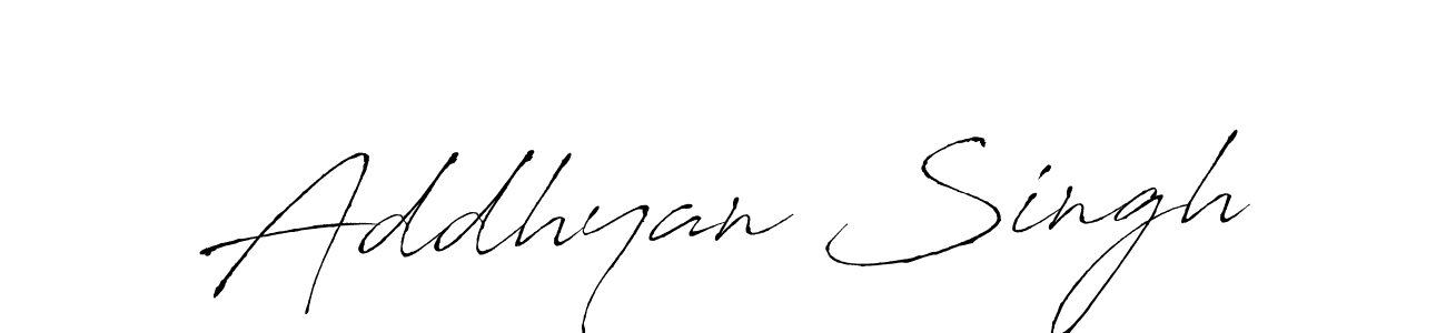 You can use this online signature creator to create a handwritten signature for the name Addhyan Singh. This is the best online autograph maker. Addhyan Singh signature style 6 images and pictures png