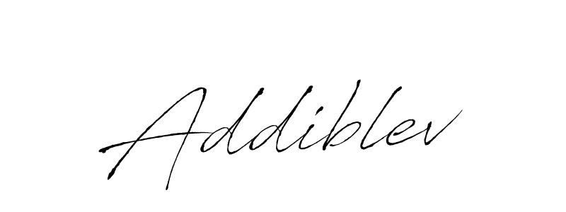 Design your own signature with our free online signature maker. With this signature software, you can create a handwritten (Antro_Vectra) signature for name Addiblev. Addiblev signature style 6 images and pictures png