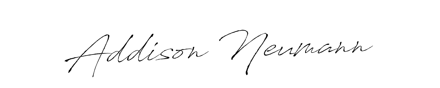 Make a short Addison Neumann signature style. Manage your documents anywhere anytime using Antro_Vectra. Create and add eSignatures, submit forms, share and send files easily. Addison Neumann signature style 6 images and pictures png