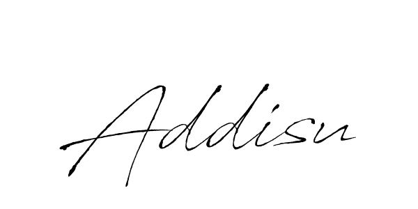 The best way (Antro_Vectra) to make a short signature is to pick only two or three words in your name. The name Addisu include a total of six letters. For converting this name. Addisu signature style 6 images and pictures png