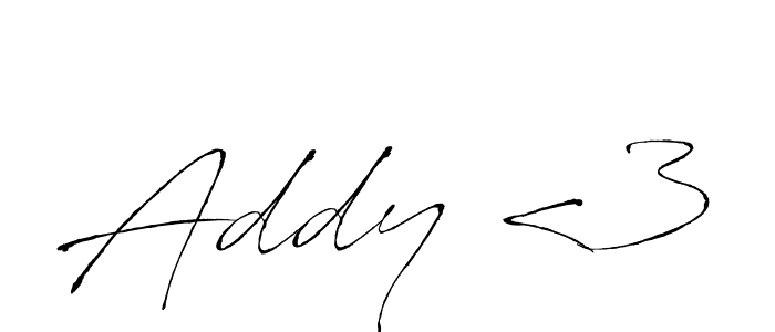 Make a beautiful signature design for name Addy <3. With this signature (Antro_Vectra) style, you can create a handwritten signature for free. Addy <3 signature style 6 images and pictures png