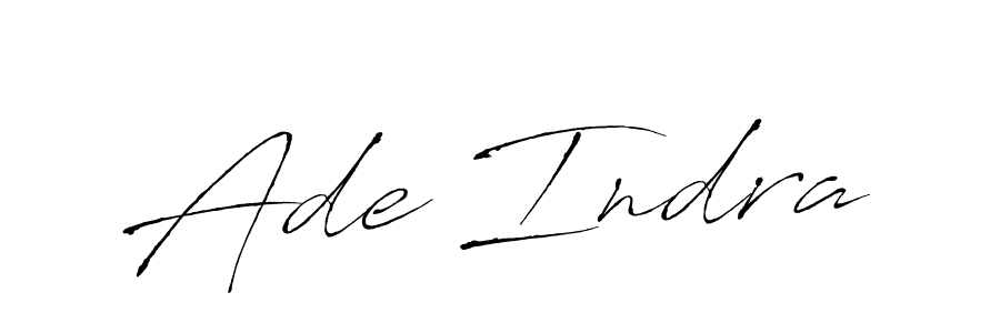 Also You can easily find your signature by using the search form. We will create Ade Indra name handwritten signature images for you free of cost using Antro_Vectra sign style. Ade Indra signature style 6 images and pictures png