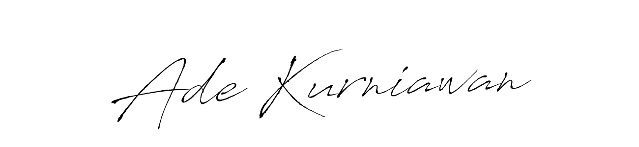 Also we have Ade Kurniawan name is the best signature style. Create professional handwritten signature collection using Antro_Vectra autograph style. Ade Kurniawan signature style 6 images and pictures png