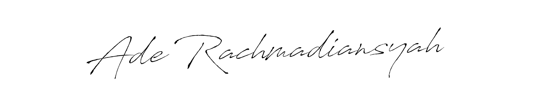 Ade Rachmadiansyah stylish signature style. Best Handwritten Sign (Antro_Vectra) for my name. Handwritten Signature Collection Ideas for my name Ade Rachmadiansyah. Ade Rachmadiansyah signature style 6 images and pictures png
