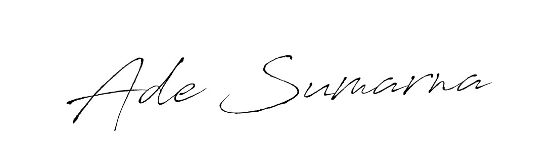 It looks lik you need a new signature style for name Ade Sumarna. Design unique handwritten (Antro_Vectra) signature with our free signature maker in just a few clicks. Ade Sumarna signature style 6 images and pictures png