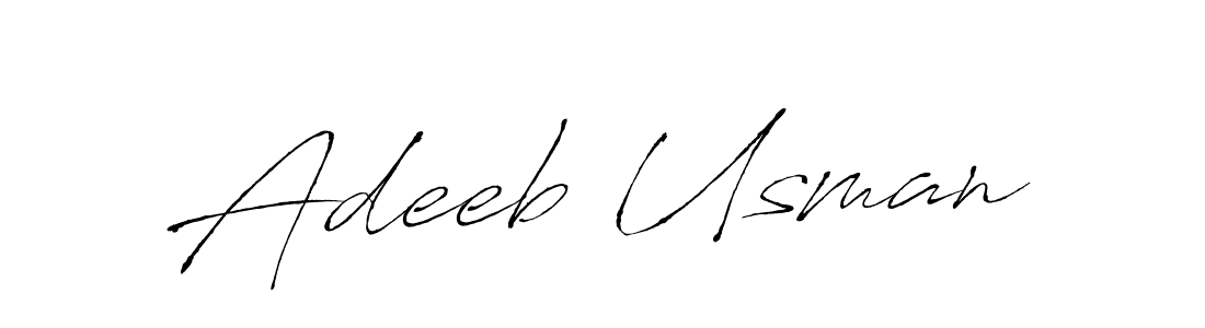 Here are the top 10 professional signature styles for the name Adeeb Usman. These are the best autograph styles you can use for your name. Adeeb Usman signature style 6 images and pictures png