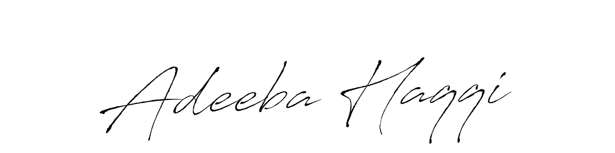 Design your own signature with our free online signature maker. With this signature software, you can create a handwritten (Antro_Vectra) signature for name Adeeba Haqqi. Adeeba Haqqi signature style 6 images and pictures png