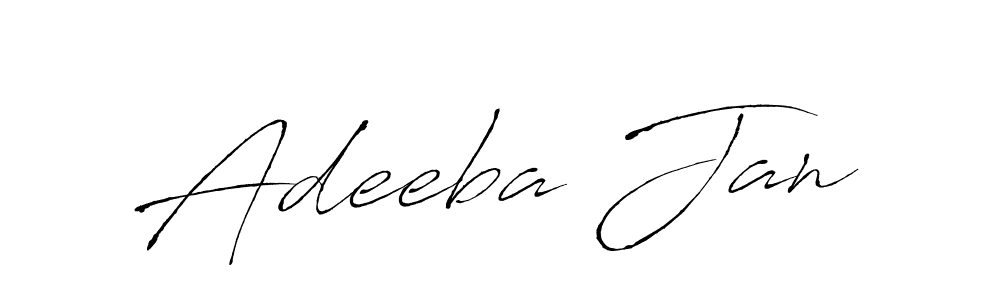 Here are the top 10 professional signature styles for the name Adeeba Jan. These are the best autograph styles you can use for your name. Adeeba Jan signature style 6 images and pictures png