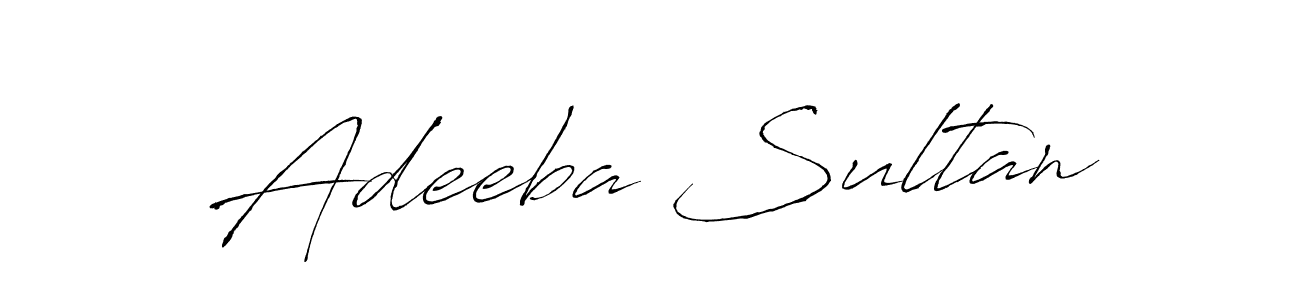 Also we have Adeeba Sultan name is the best signature style. Create professional handwritten signature collection using Antro_Vectra autograph style. Adeeba Sultan signature style 6 images and pictures png