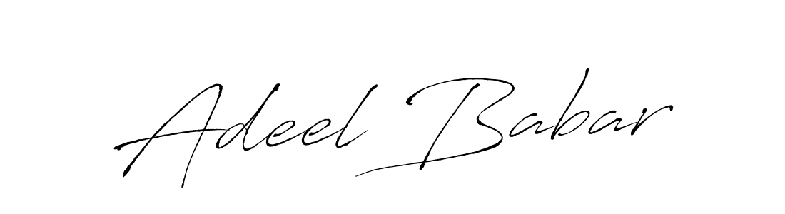 It looks lik you need a new signature style for name Adeel Babar. Design unique handwritten (Antro_Vectra) signature with our free signature maker in just a few clicks. Adeel Babar signature style 6 images and pictures png