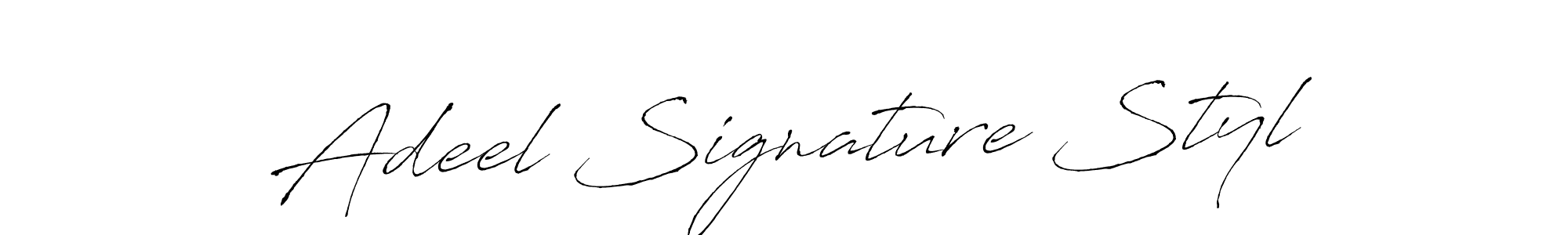 Similarly Antro_Vectra is the best handwritten signature design. Signature creator online .You can use it as an online autograph creator for name Adeel Signature Styl. Adeel Signature Styl signature style 6 images and pictures png