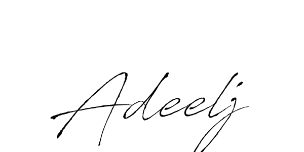 Also we have Adeelj name is the best signature style. Create professional handwritten signature collection using Antro_Vectra autograph style. Adeelj signature style 6 images and pictures png