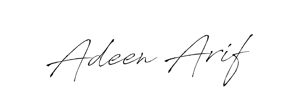 The best way (Antro_Vectra) to make a short signature is to pick only two or three words in your name. The name Adeen Arif include a total of six letters. For converting this name. Adeen Arif signature style 6 images and pictures png