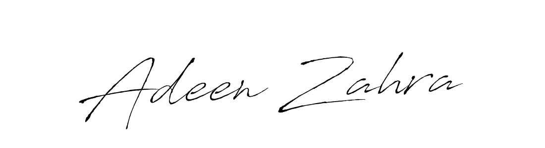 Use a signature maker to create a handwritten signature online. With this signature software, you can design (Antro_Vectra) your own signature for name Adeen Zahra. Adeen Zahra signature style 6 images and pictures png