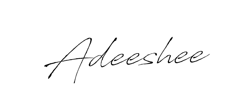 Create a beautiful signature design for name Adeeshee. With this signature (Antro_Vectra) fonts, you can make a handwritten signature for free. Adeeshee signature style 6 images and pictures png