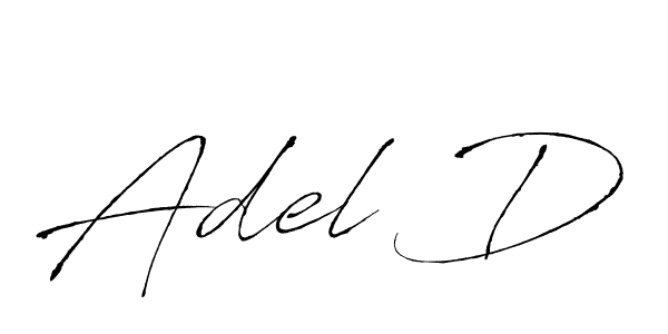 The best way (Antro_Vectra) to make a short signature is to pick only two or three words in your name. The name Adel D include a total of six letters. For converting this name. Adel D signature style 6 images and pictures png