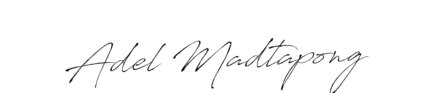 Adel Madtapong stylish signature style. Best Handwritten Sign (Antro_Vectra) for my name. Handwritten Signature Collection Ideas for my name Adel Madtapong. Adel Madtapong signature style 6 images and pictures png