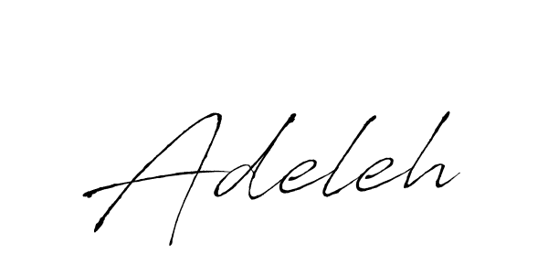 How to make Adeleh signature? Antro_Vectra is a professional autograph style. Create handwritten signature for Adeleh name. Adeleh signature style 6 images and pictures png